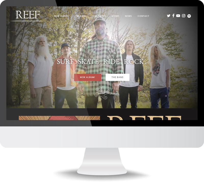 REEF Website Design