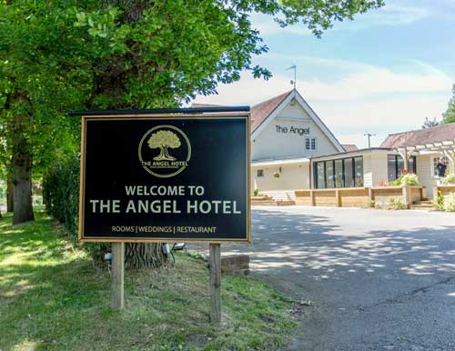 The Angel Hotel Web Design