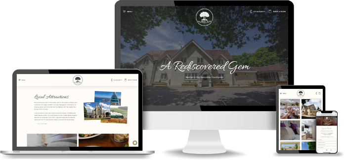 The Angel Hotel Web Design